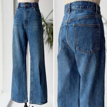 Roucha Wide Leg Denim Jeans, B