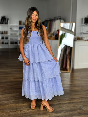 Hill House Elisa Nap Dress in Organza Dot, Small