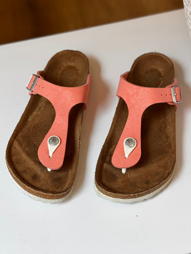 Birkenstock Gizeh Pink Vegan Sandals- as is , 36