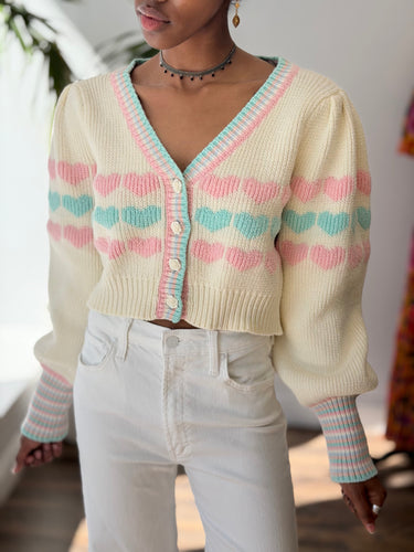 Love Shack Fancy Buena Cardigan, Large