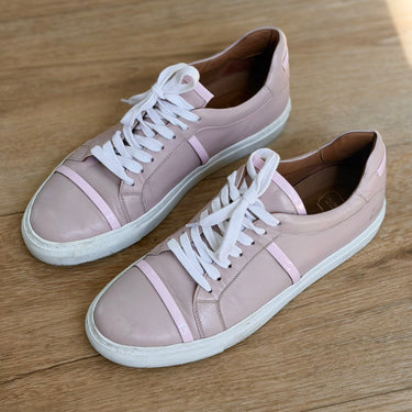 Malone Souliers Doen Pink Low Leather Sneakers, 40