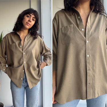 Jenni Kayne Raw Silk Oversized Button Up, XXSmall