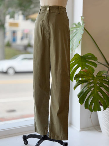 Road To Knowhere Baja Japanese Twill Pants in Olive, 8