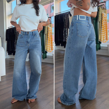 La Ligne Wide Leg Jeans, 26
