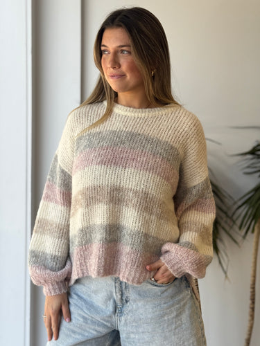 Xirena NWT Shooting Star Multi Stripe Loren Sweater, Small