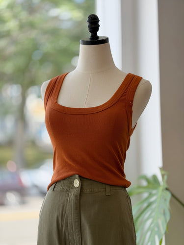 Big Bud Press Lounge Tank Top in Terracotta, XSmall