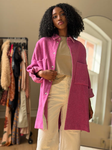 IRO Bardak Jacket in Pink, 34