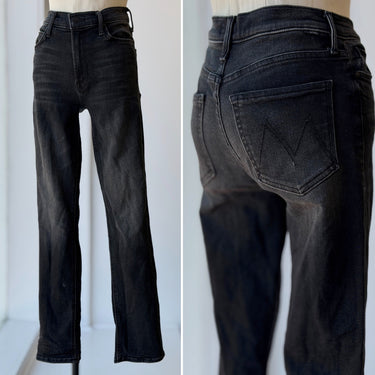 Mother Mid Rise Dazzler Flood Jeans in Not Today Satan, 26