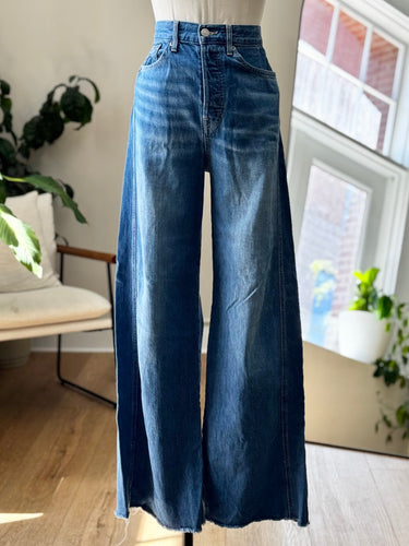 Veronica Beard Wide Leg Lakeshore Jeans, 28