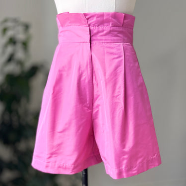 Francesca Mirando Pink High Waist Shorts, 4