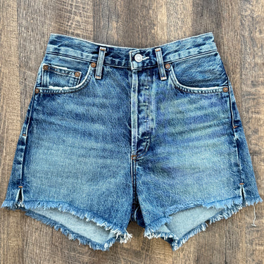 Agolde Dee Shorts in Medium Wash, 25