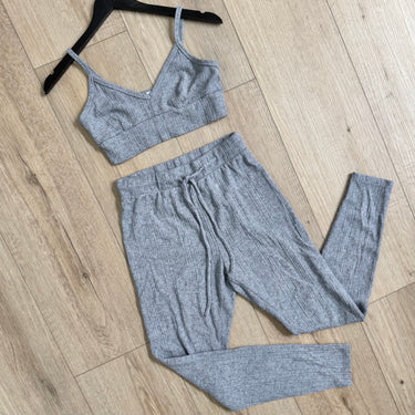Onia Grey Knit Set, Small