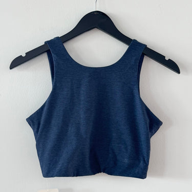 Outdoor Voices Navy Heathered Sports Bra, Small