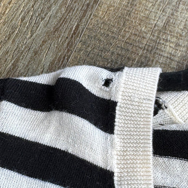 Rag & Bone Striped V-Neck Sweater, medium