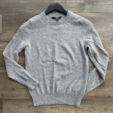Quince Grey Cashmere Sweater, Small