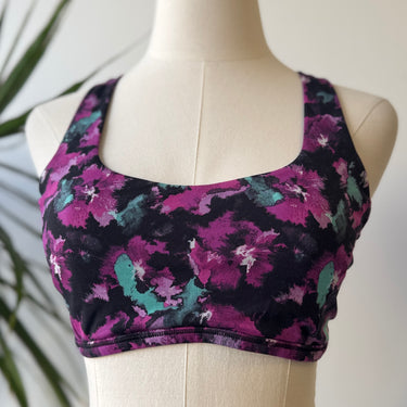 Lululemon Purple Watercolor Bra, 8