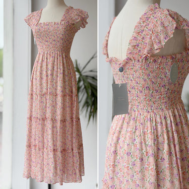 Hill House NWT The Ellie Nap Dress in Pink Pansy, XXSmall