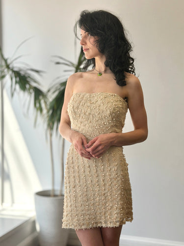 Reformation NWT Vintage Select astrid Dress in Cream, Small