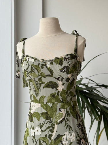 Reformation Nikita Dress in Tropical, as is, small pull, 4