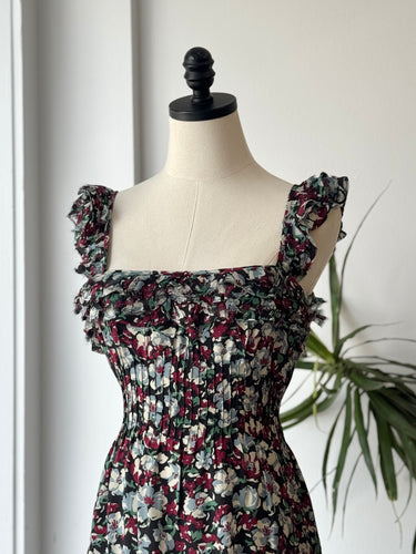 Ciao Lucia Amalie Floral Peonia Print Midi Dress, Small