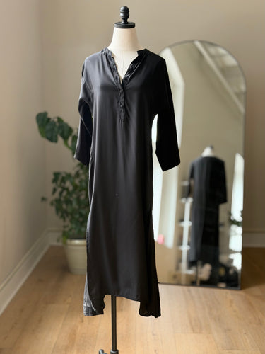 Natalie Martin Black Silk Dress, XS