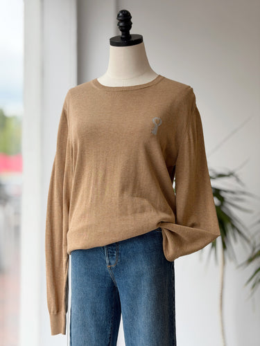Benheart Camel Key Sweater, Medium