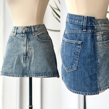 SLVRLAKE Re-Work 5 Pocket Mini Skirt in Great Divide, 23