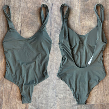 Dippin Daisy's Green One Piece Swim Suit, XS