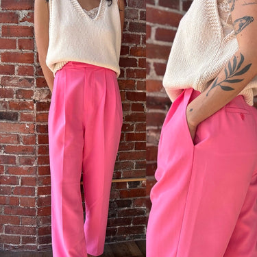 The Frankie Shop Hot Pink Pants, Small