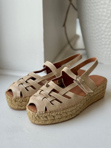 Naguisa Espadrille Fisherman Sandals, 39