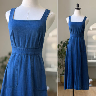 Caron Callahan Denim Belted Apron Dress- AS IS , XSmall