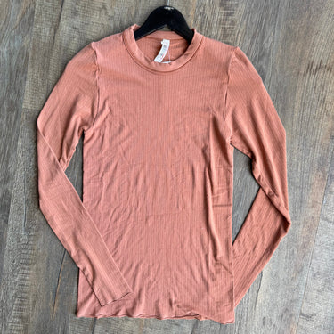Free People NWT LS Top in Raw Honey, XS/S