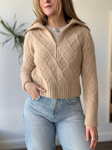 Eleven Six The Brooke Half Zip Sweater, XS/S