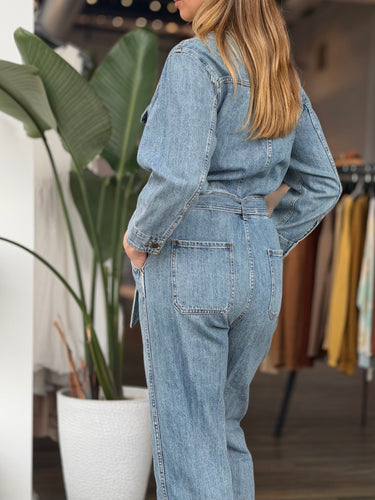 Denim Forum Denim Jumpsuit AS IS , Medium