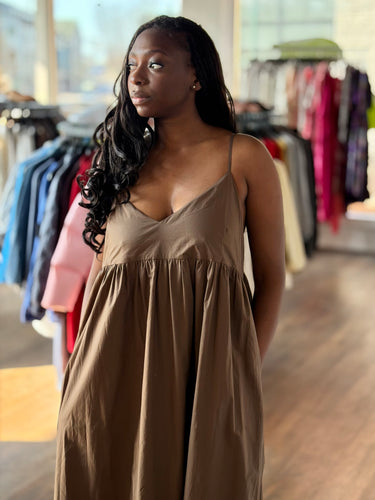 Jenni Kayne Cove Dress in Chocolate, XXLarge