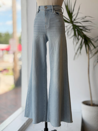 Frame AS IS Le Palazzo Crop Lightwash Jeans, 26