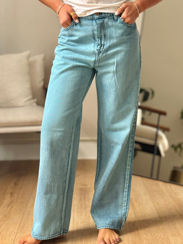 Sayaka Davis Regular Fit Denim in Aqua, Small