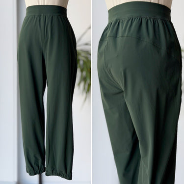 Lululemon Forest Green Crop Joggers, 8