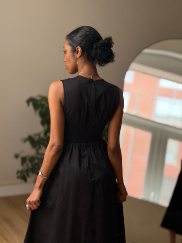 La Ligne Lilou Black Midi Dress, XXSmall