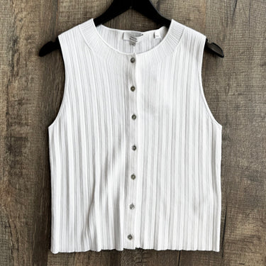 Vince NWT Ivory Knit Tank, Medium