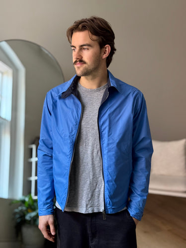 Schott Blue Reversible Jacket, Men's Medium