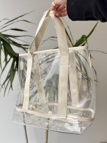Anthroplogie NWT Clear Tote