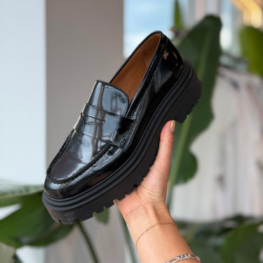 Thursday Black Loafers, 8.5