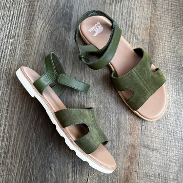Sorel Green Suede Sandals, 40