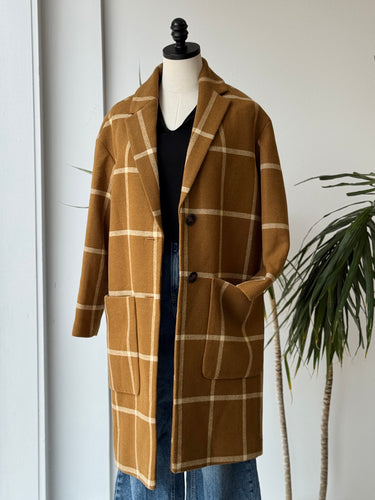 Madewell Windowpane Elmcourt Coat, XSmall