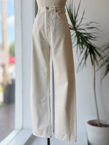 Agolde AS IS - 90's Ecru Jeans - couple marks, 28