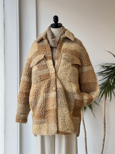 Holden Padded Wool Sherpa Shirt Jacket - retail 600, XXS/XS