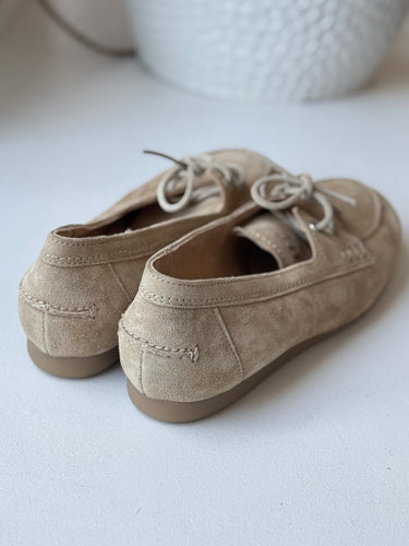 Paul Green Bayside Suede Loafer in Tan, AU 5 / US 7.5