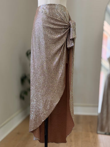 Show Me Your Mumu Metallic Skirt, medium