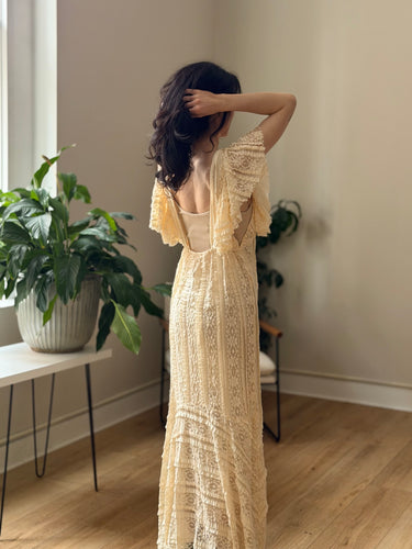 Free People Intimately Lace Dress, Large